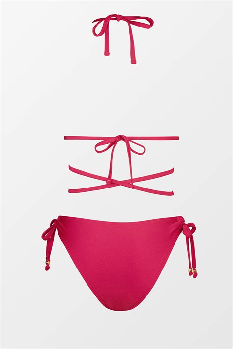 O Ring Triangle Mit Riemchen Ultra Cheeky Bikini Set Cupshe Deutschland