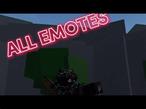 All Emotes Showcase The Strongest Battlegrounds YouTube