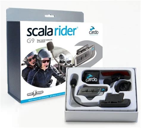 Cardo Scala Rider G9 Motorcycle Intercom Review Motorcycle Intercoms