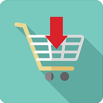 Shopping Cart And Arrow Icon Vector Pictogram Modern Commercial Vector