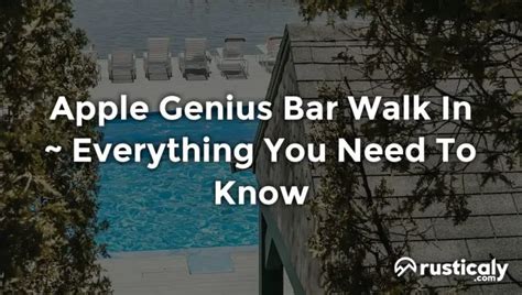 Apple Genius Bar Walk In • The Most Comprehensive Answer