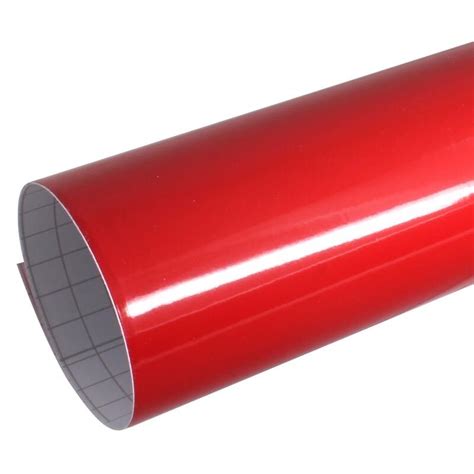 Film Vinyle Rouge Brillant Thermo Autocollant M X M Raclette M