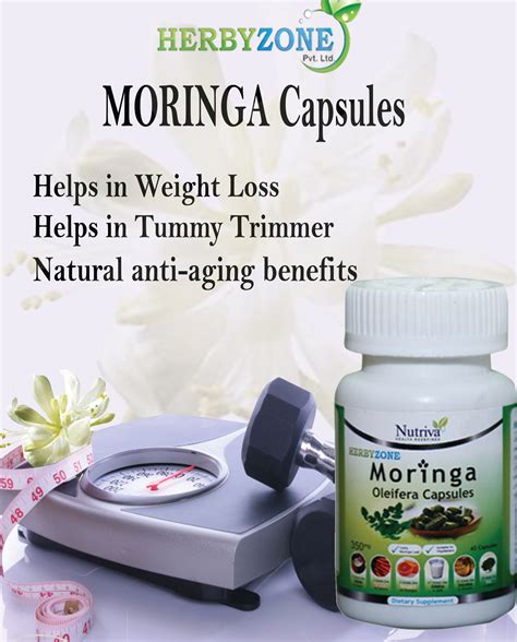 Moringa Multi Vitamin Capsules For Weight Loss Tummy Trimmer By Herbyzone Pvt Ltd Made In