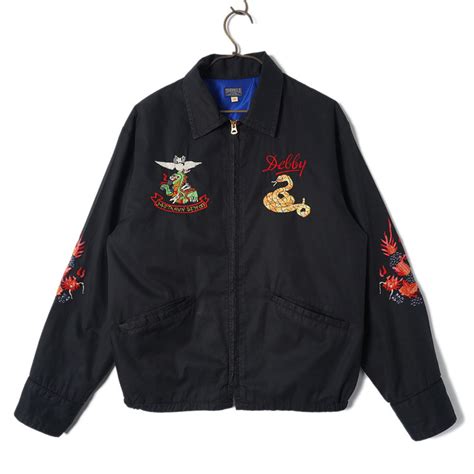 Tailor Toyo By Toyo Enterprise Embroidered Souvenir Jacket Japan Made