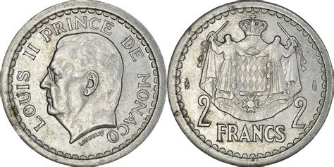 Monaco Francs M Nze Louis Ii Ss Aluminium Km Gadoury