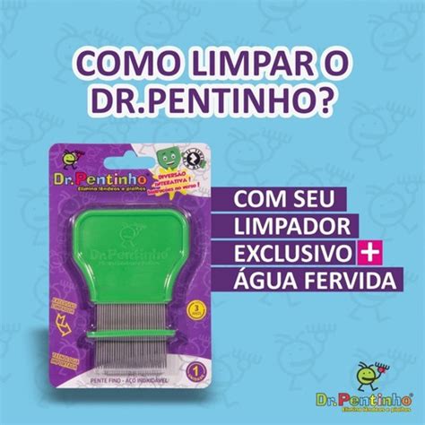 Kit 2 Pente Fino De Aço Dr Pentinho Piolhos E Lendeas MercadoLivre