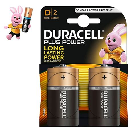 Duracell Power Plus Size D Alkaline Battery Twin Pack Mn1300 Sealants And Tools Direct