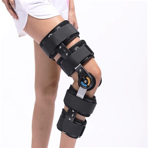 Medical Grade Adjustable Hinged Knee Leg Brace Support Protect Knee