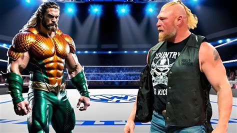 Full Match Brock Lesnar Vs Aquaman Iron Man Match 2023 WWE Feb 25