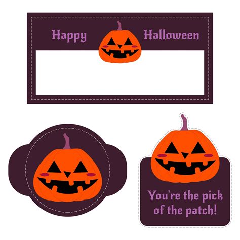 Free Printable Halloween Labels