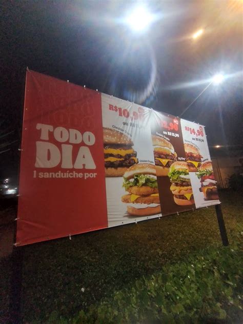 Menu em Burger King Drive Thru restaurante Itaquaquecetuba Av João