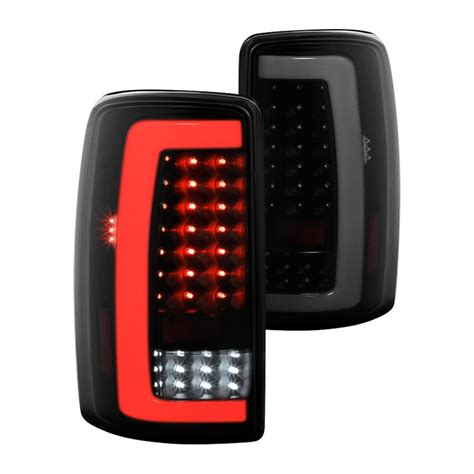 Spyder Alt On Cd Lbled Bsm Black Smoke Fiber Optic Led Tail Lights