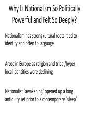 The Power of Nationalism: Understanding Its Cultural Roots and | Course ...