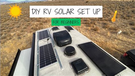 Off Grid Solar Install For Newbies Full Time Rv Living Youtube