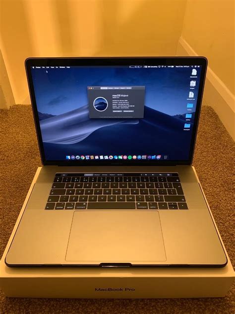 2018 Apple MacBook Pro 15 4 Inch 512 GB Intel Core I7 8th Gen 4 3GHz