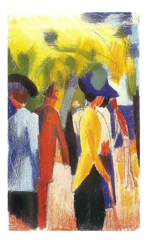 Untitled by August Macke Blue Rider, August Macke, Canvas Art, Canvas ...