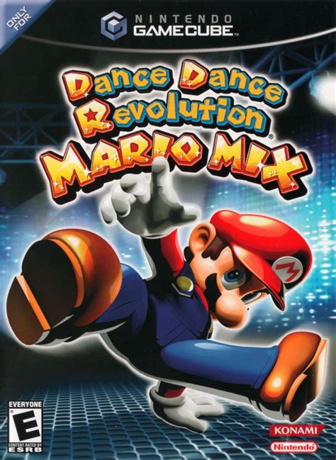 Dance Dance Revolution Mario Mix 2005 GameCube Box Cover Art MobyGames