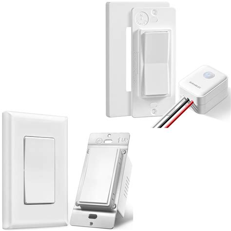 Suraielec 3 Way Wireless Light Switch And Wireless Light Switch And