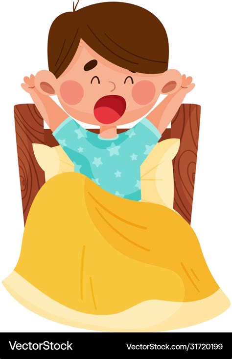 Boy Yawning Clipart