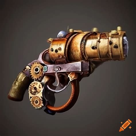 steampunk weapons on Craiyon