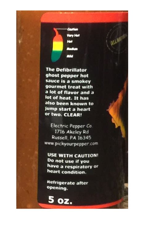 Ghost Pepper Hot Sauce Habanero Ghost Chipotle Hot Sauce Spice Blend The Defibrillator Etsy