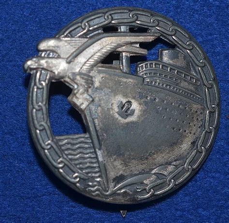 The Old Brigade For Militaria Naval Blockade Brackers War Badge