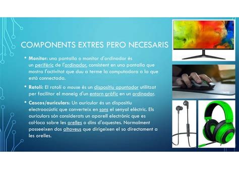 Components D Un Ordinador Ppt