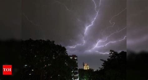 Thunderstorm In North India Imd Alert Forecasts Thunderstorm Squall