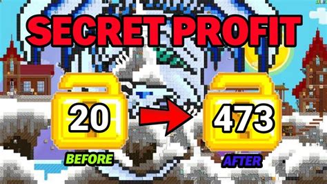 LAZY PROFIT METHOD TO GET RICH 2023 NO FARMING Growtopia