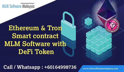 Eth Trx Smart Contract Mlm Software With Defi Token Mlm Soft Malaysia