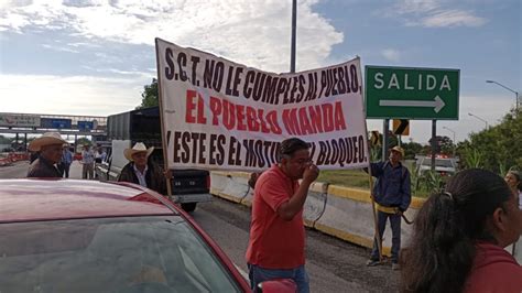 Ejidatarios De Oriente De Morelos Bloquean Autopista La Pera Cuautla