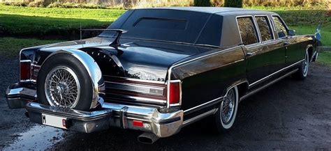 1978 Lincoln Continental Town Car Stretch Limousine With Continental