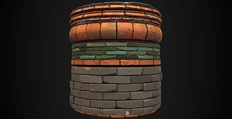 Artstation Cartoon Stylized Wall