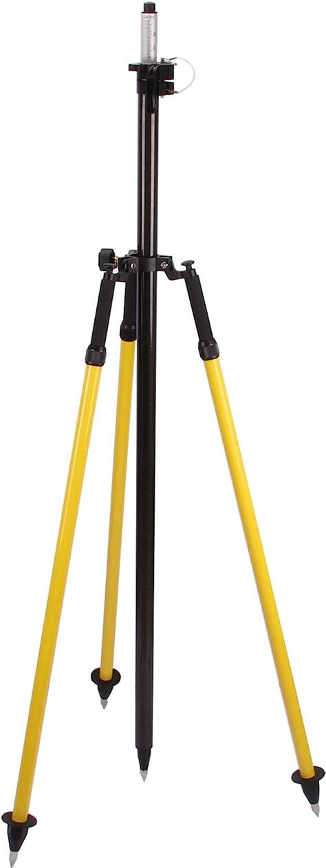 Tripods And Grade Rods Adirpro Thumb Release Yellow Prism Pole Tripod Surveying Total Station