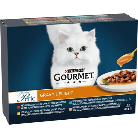 Kattmat Gourmet Perle Gravy Delight 85g 8 P Purina Handla Mat Online