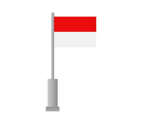 Bandeira De Mônaco Vetor Premium