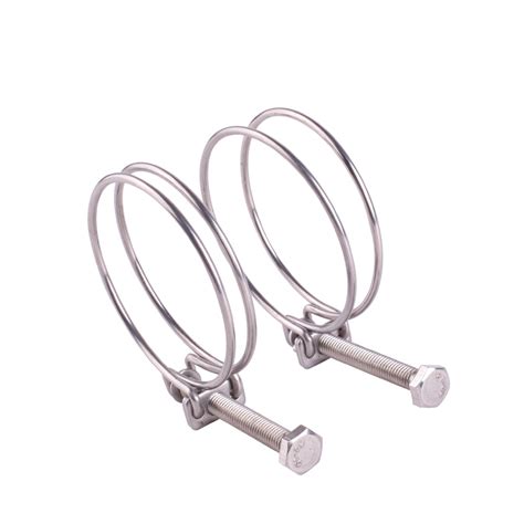 China Zinc Plated Double Wire Rope Hose Clamp Factory And Suppliers