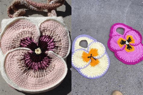 Sac Pensée Au Crochet Un Art Intemporel Et Créatif