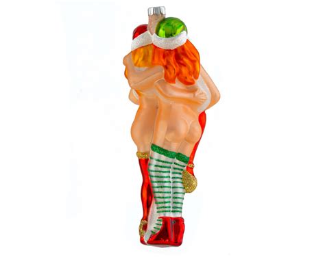 Lip Locked Adult Christmas Ornaments Funny R Rated Etsy