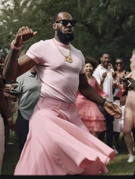 Lebron James Wear Pink Outfit To Go Watch Barbie