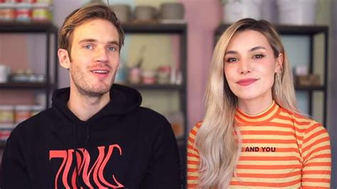 Youtubes Biggest Content Creator Pewdiepie And Marzia Bisognin Get