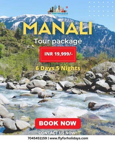 Manali Tour Package At Rs 19999 Tour In Mumbai ID 2851212918288