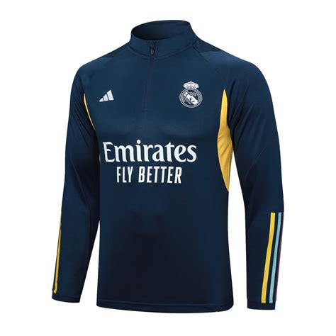 Jaqueta Treino Real Madrid Adidas Masculina Azul Escuro Loja