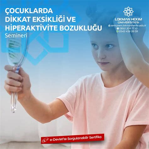 Çocuklarda Dikkat Eksikliği ve Hiperaktivite Bozukluğu Semineri