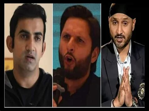 Shahid Afridi Again Targeted Gautam Gambhir Harbhajan Singh Laughed And