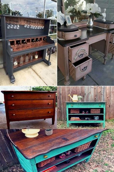 Repurposed Desk Ideas Repurposed Furniture For Tv Stands Vintage Furniture Reno Repurposed