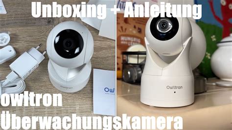 owltron Überwachungskamera Innen 1080P 360 Schwenkbares Babyphone mit