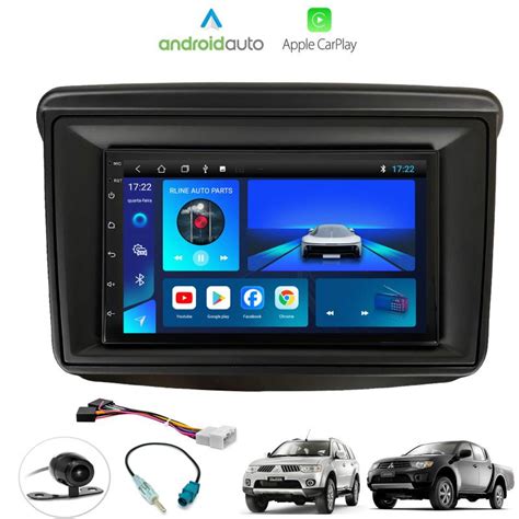 Kit Central Multimidia Android Mitsubishi L Triton Pajero Dakar