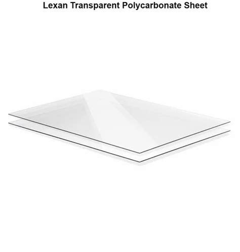 10 Mm Lexan Transparent Polycarbonate Sheet Tamper Proof Film Coated