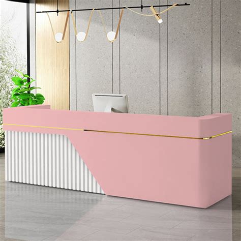 Mercer41 Tiamo 2 Person Rectangular Laminate Reception Desk With Filing